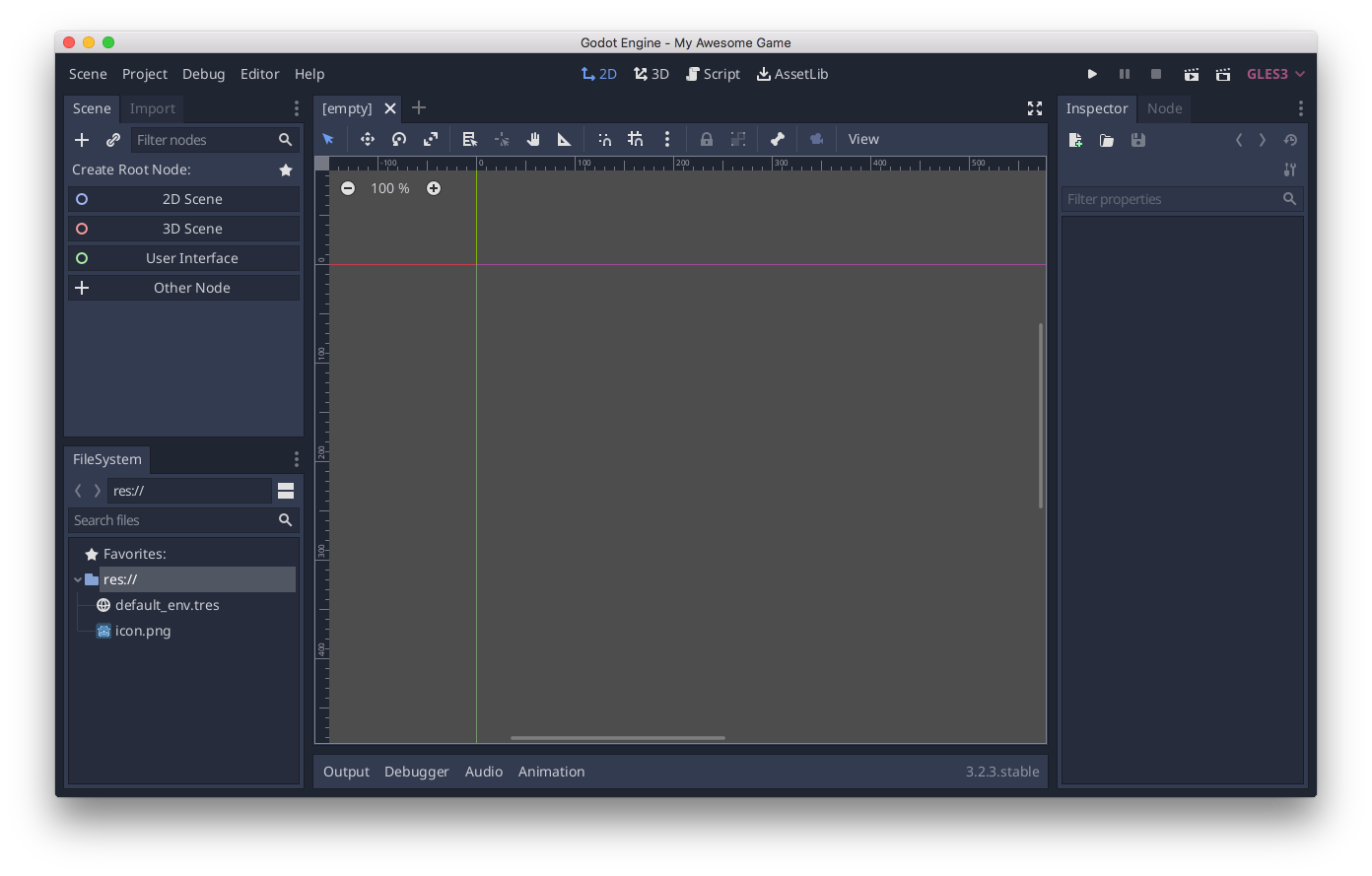 Godot Engine editor